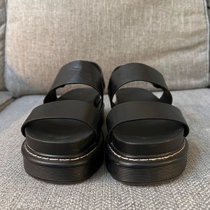 Limelight Chunky Platform Sandals - Doc Marten Dupes